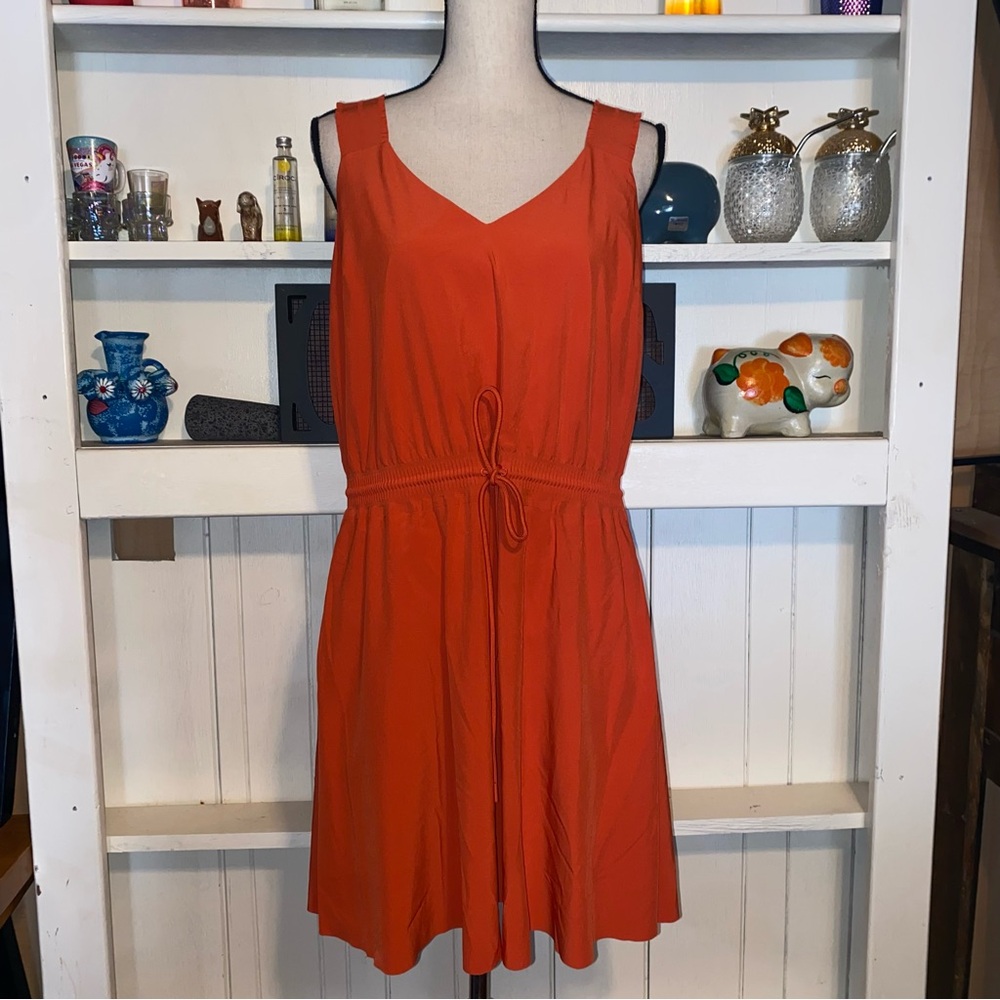 Athleta‎ Orange Heavy Strap Savannah Athletic Dress Large